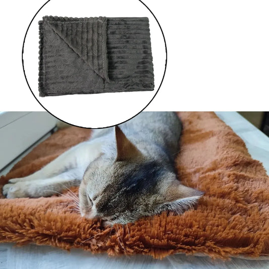 Pet Soft Cat Dog Blanket Towel (11070 Cm 1 Pc Mix Color Design)