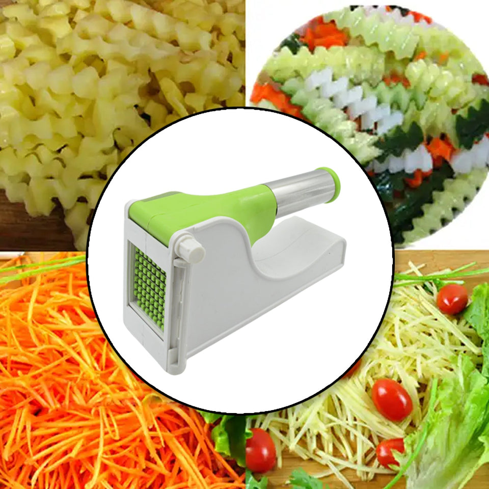 ZZZ114 Virgin Plastic French Fry Chipser Potato Chipserpotato Slicer With Container