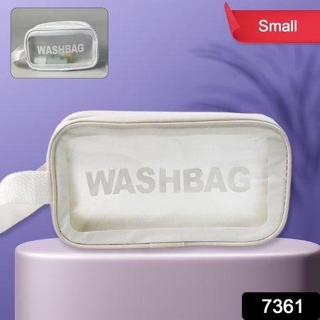 ZZZSmall Zippered Cosmetic Pouch Toiletry Bag For Cosmetics (1 Pc)