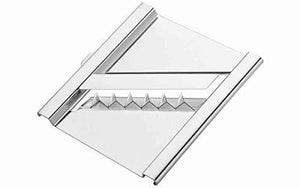 ZZZ2142 6 In 1 Stainless Steel Kitchen Chips Chopper Cutter Slicer And Grater With Handle