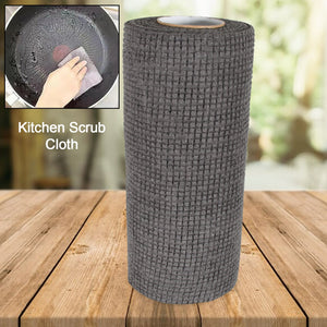 8190 Durable Kitchen Scrub Cloth Microfiber Cleaning Cloth Roll Kitchen Wear-resistant Cloth 2022cm Multipurpose Cleaning Cloths For Kitchen (1pc)