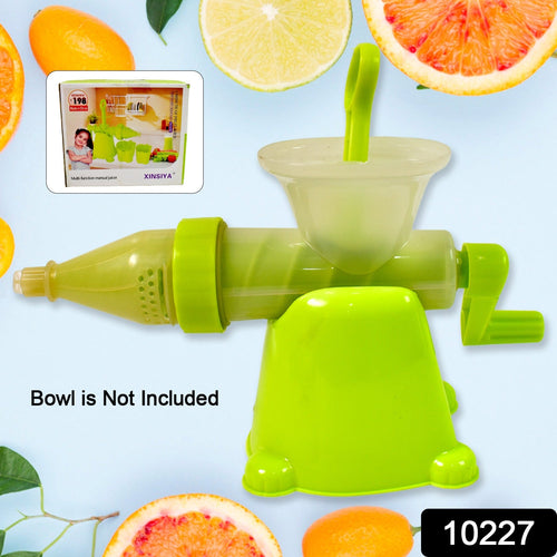 ZZZManual Juicer Modern Plastic Fruit And Vegetable Juicer (1 Pc  Bowl Not Included)