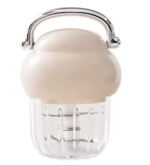 Portable, wireless electric mini garlic chopper