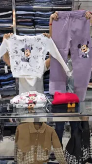 Mickey Mouse Cord Set for Women – Stylish Comfort with a Playful Twist