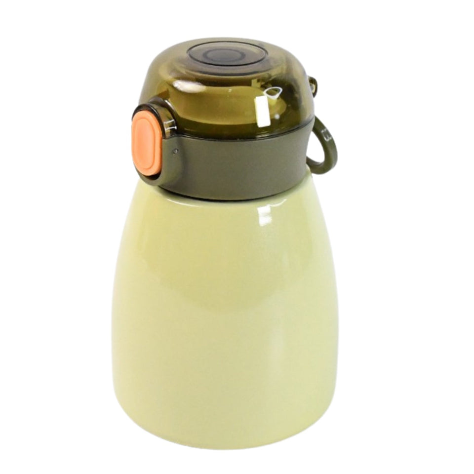ZZZVacuum Insulation Flask Bottle With Straw For Sports Adult Children (Approx 480ml)
