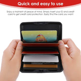 ZZZPlastic Cardholder Waterproof Card Case (1 Pc)
