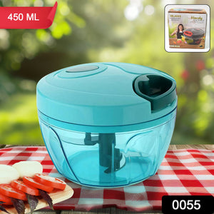 ZZZ3 Blades Handy Chopper And Slicer Used Widely For Chopping And Slicing (450 Ml  1 Pc)