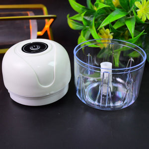 ZZZWireless Usb Rechargeable Mini Electric Garlic Machine  Chopper (250ml)