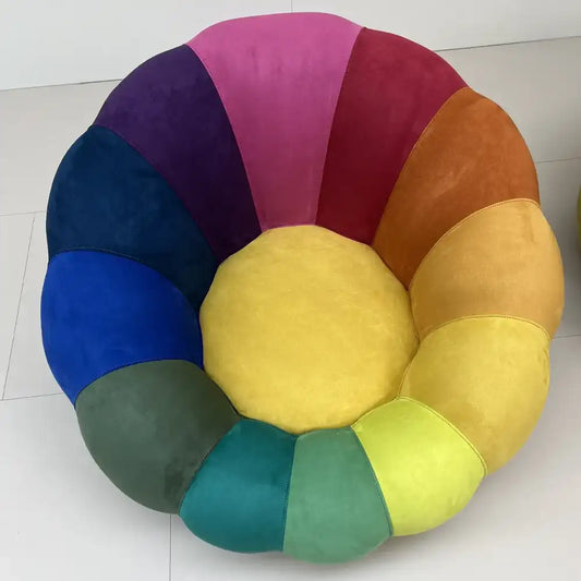 The Spectrum Petal Pouf
