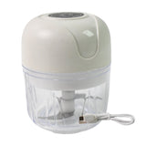 ZZZWireless Usb Rechargeable Mini Electric Garlic Machine  Chopper (250ml)