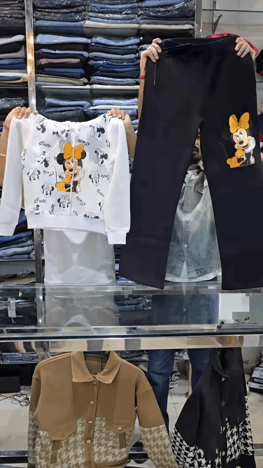 Mickey Mouse Cord Set for Women – Stylish Comfort with a Playful Twist